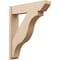 Ekena Millwork 8-in W x 34-in D x 40-in H Funston Slat Rough Cedar Woodgrain TimberThane Outlooker, Primed Tan OUTUR080X34X40FST24RCPR - alternate 1